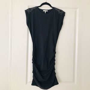 MAJE dress with rhinestones